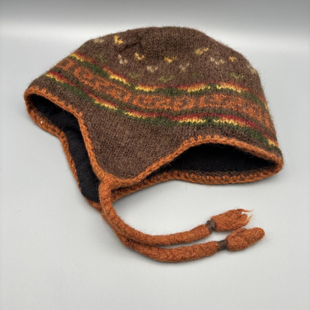 Lost Horizon Wool Beanie Hat Brown Outdoors